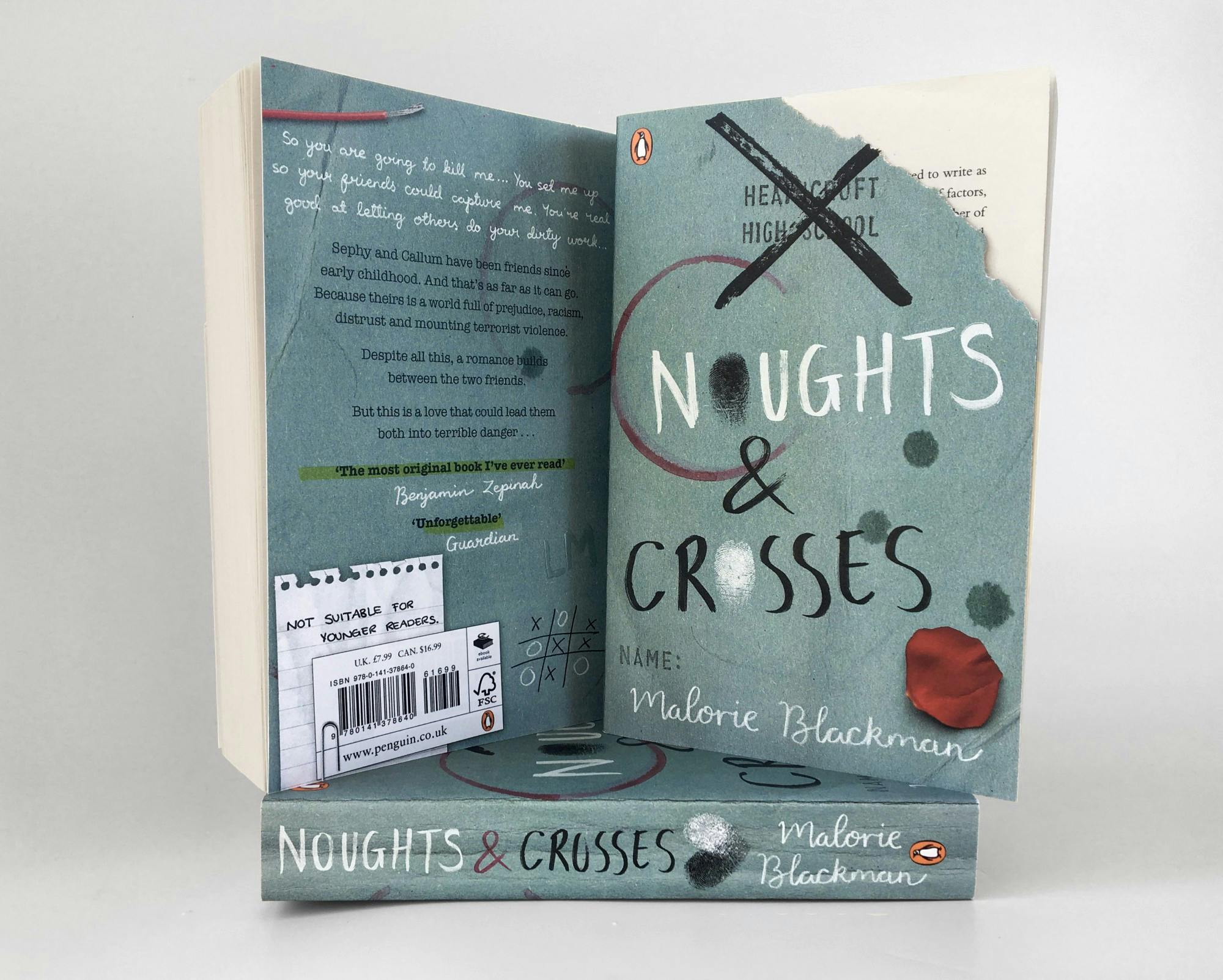 Noughts and Crosses cover by Helena Dore