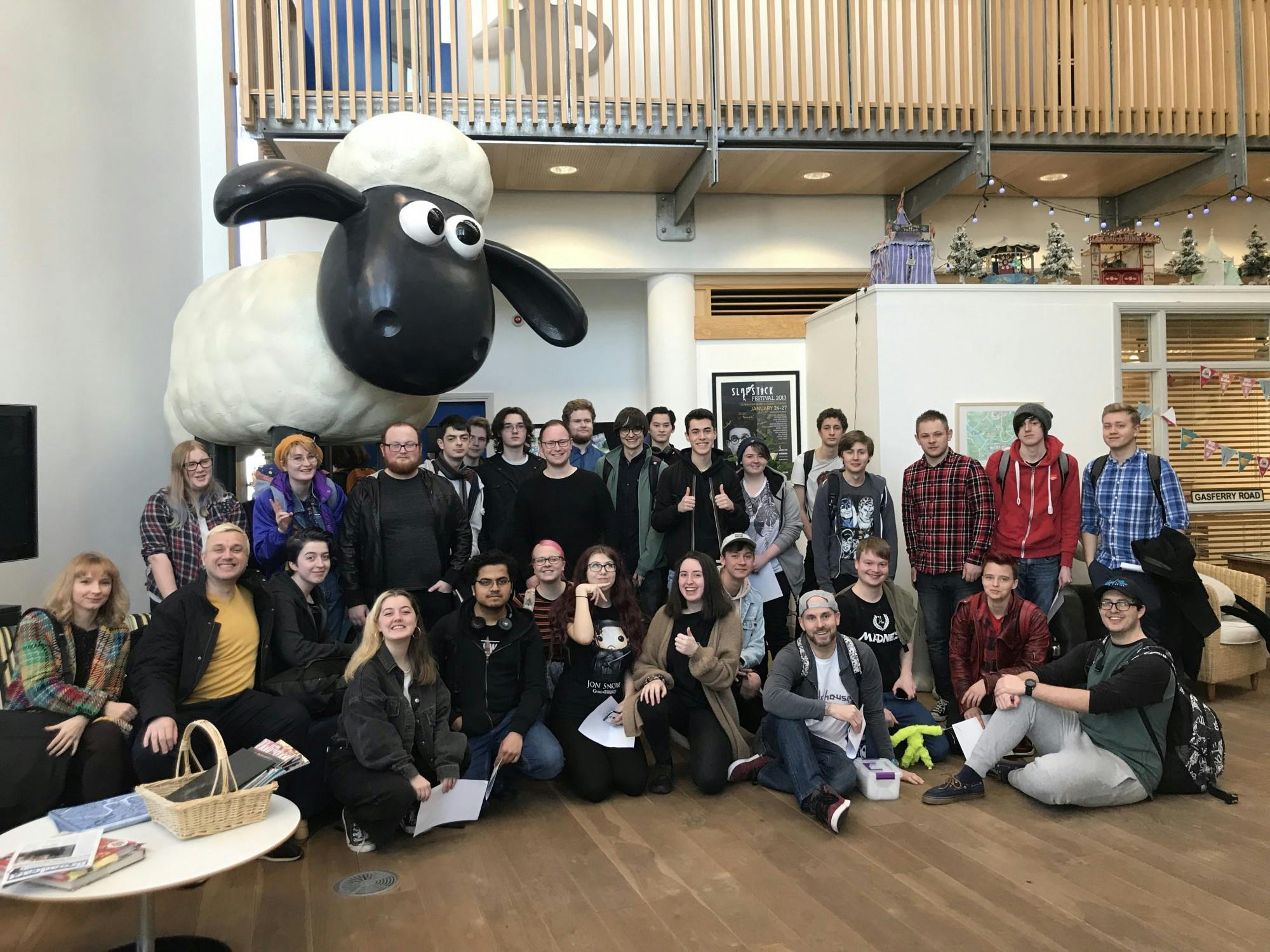 Animation students at Aardman Animations