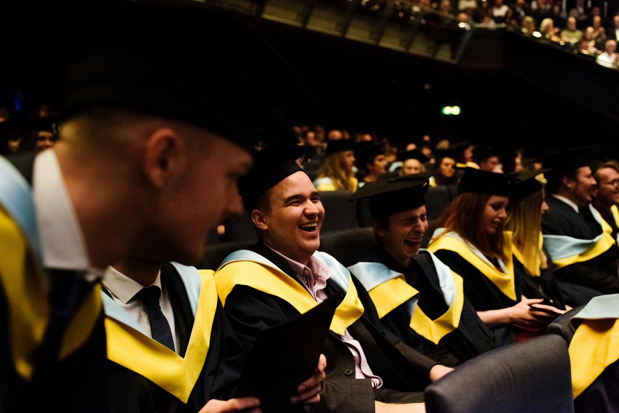 Plymouth College of Art Graduation Ceremony 2019 smiling students
