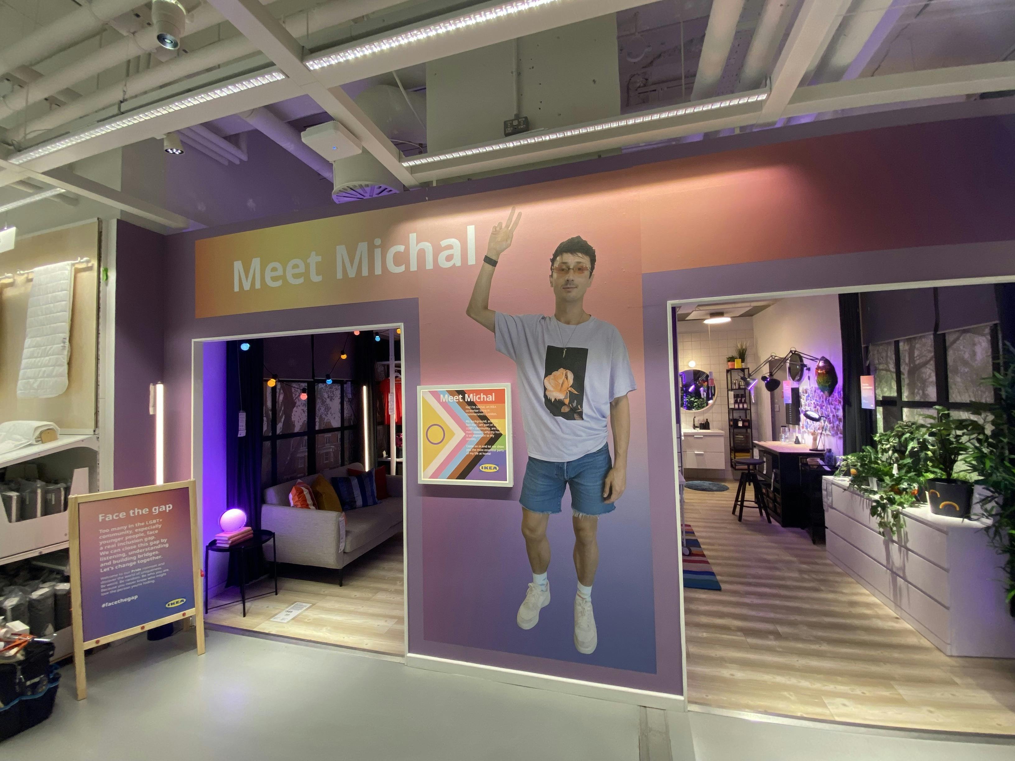 Meet Michal Pride room set launched last week in IKEA Hammersmith1