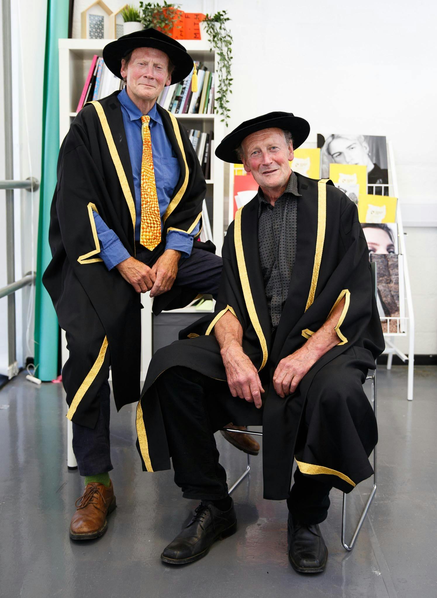 Arts University Plymouth Honorary Fellows for 2020 Tim and Chris Britton