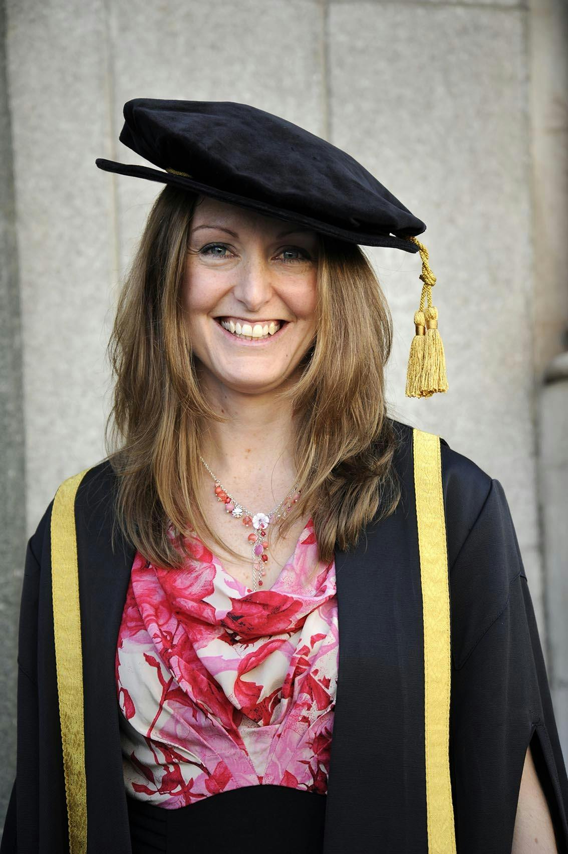 Joanne Anning is awarded an honorary fellowship by Arts University Plymouth in 2012