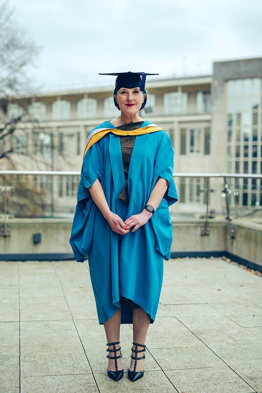 Katie Greenyer is awarded an Honorary Fellowship by Arts University Plymouth in 2015