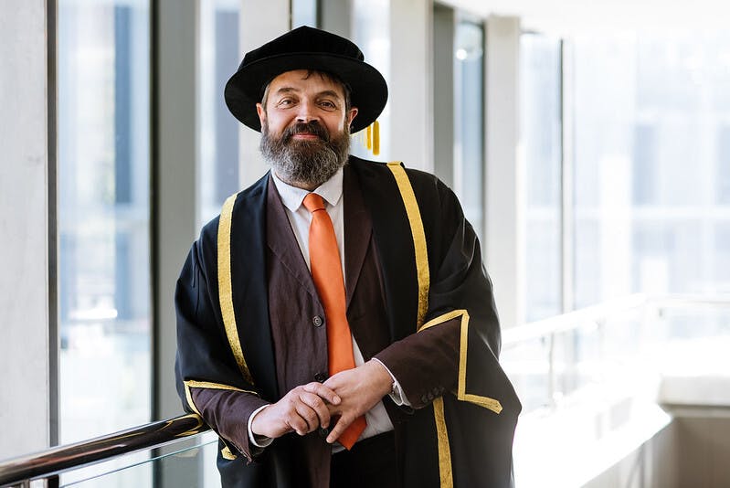 Tim Bolton is awarded an Honorary Fellowship by Arts University Plymouth in 2019